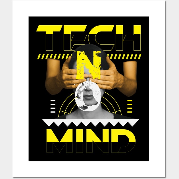 TechNo Mind Wall Art by RadioaktivShop